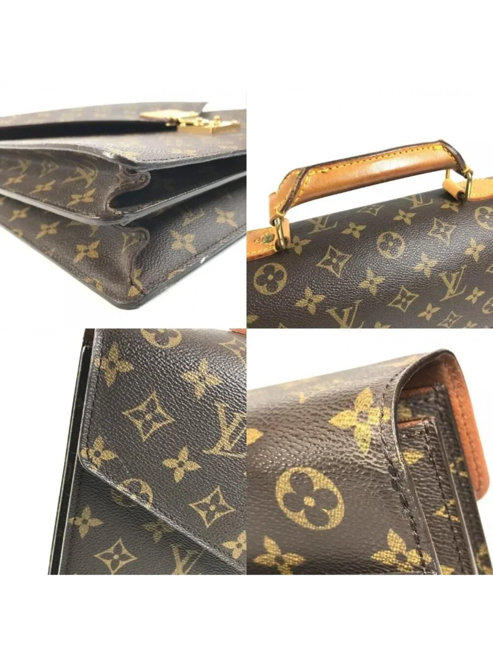 Louis Vuitton Business Bag Serviette Conseil Monogram Canvas Brown
